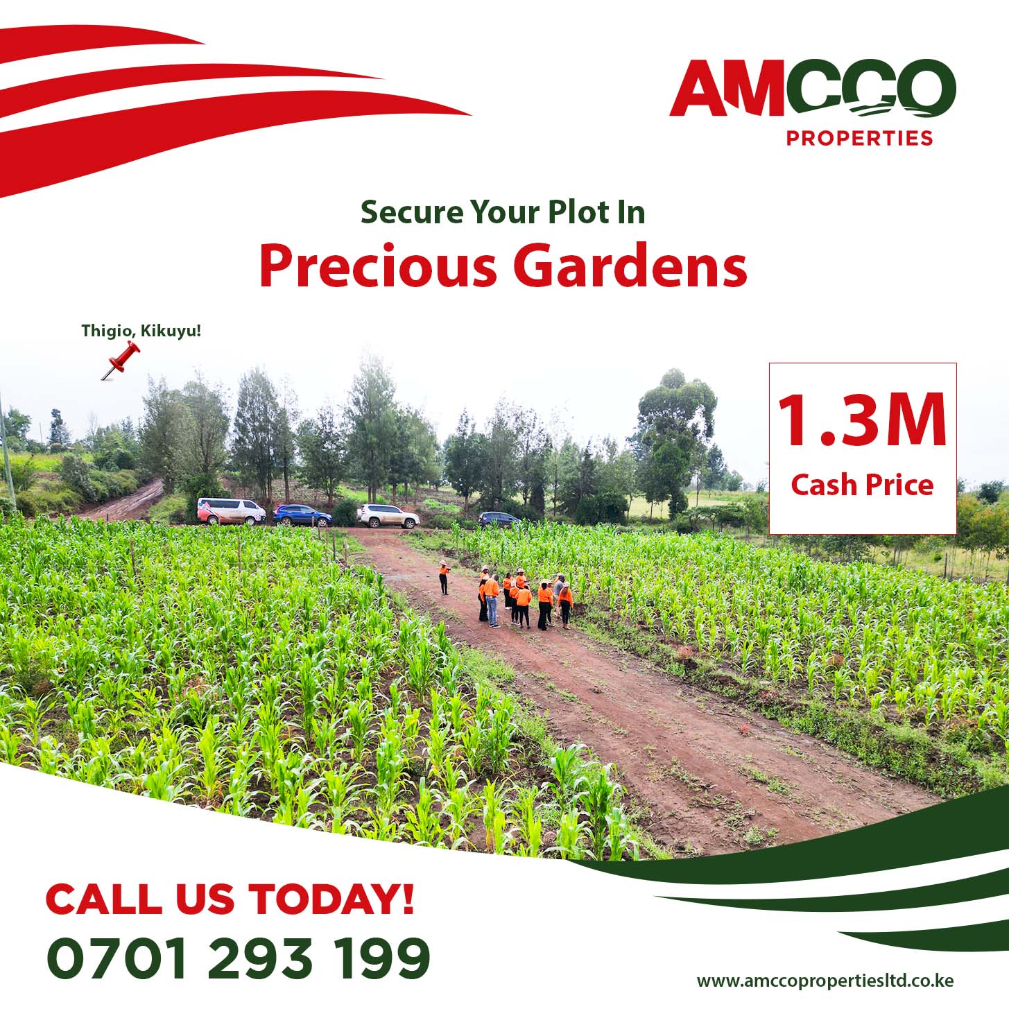 Discover Your Dream Space: Plots for Sale in Kikuyu by Amcco Properties